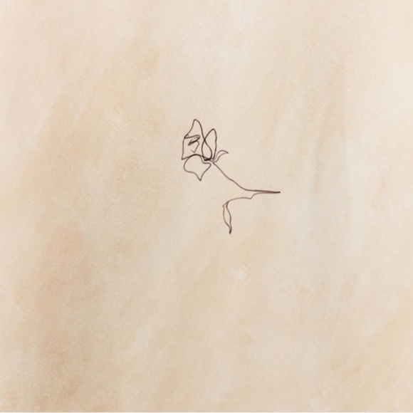 Zara SATIN EFFECT PRINT DRESS - Picture 4 of 5